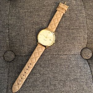 Kate Spade Women's Grand Metro Nude Quilted Band